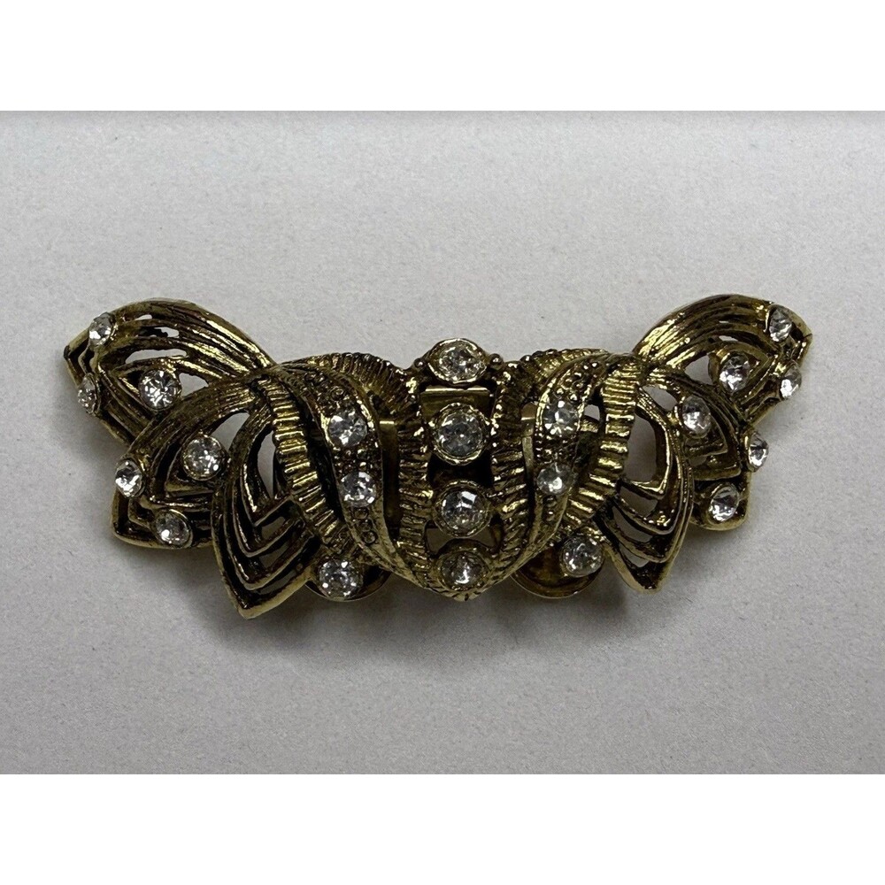 🔥Vintage Musi Dress Clip Gold Tone Brooch Womens Fashion Jewelry Quality